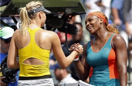 Serena đối đầu Sharapova ở tứ kết